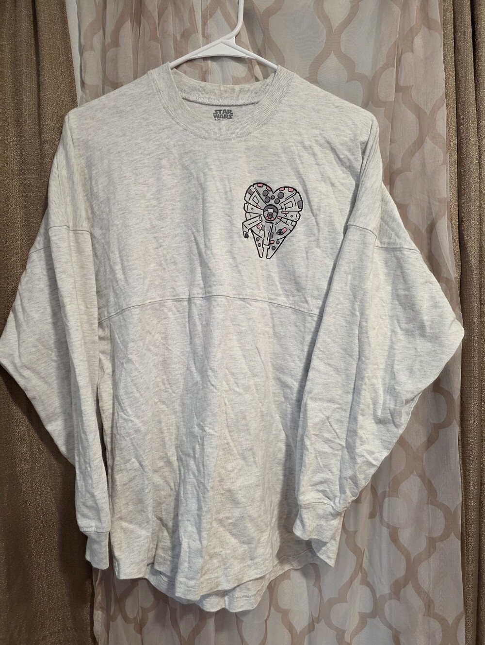 Star Wars XS I Love You Millenium Falcon Long Sleeve Spirit Jersey